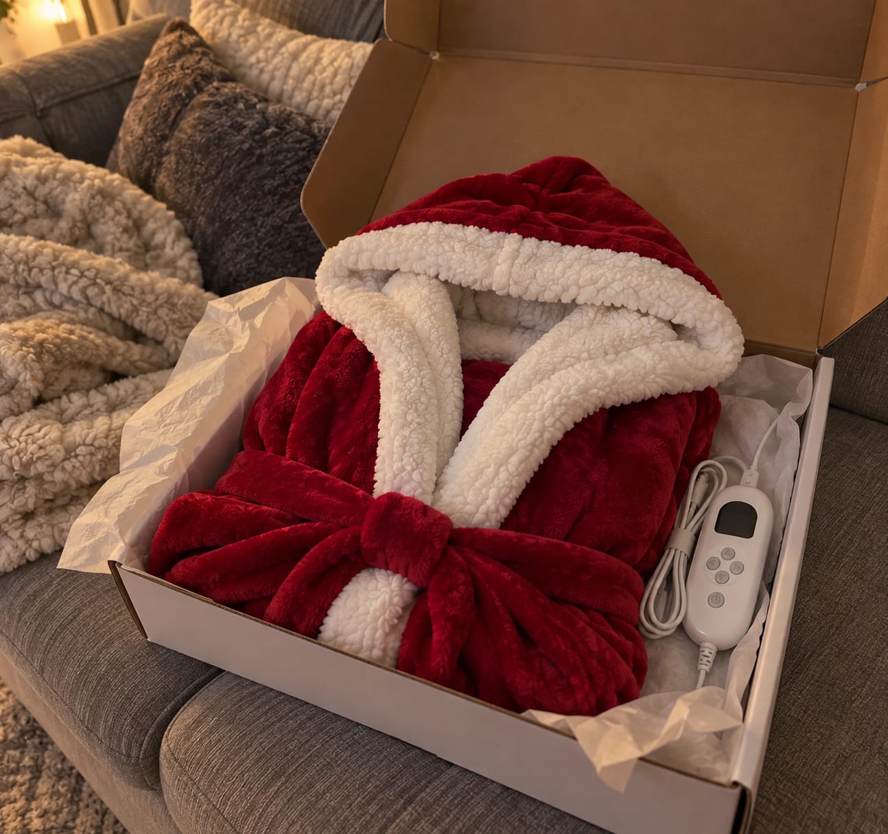 Customer photo review of CozyMode™ Heated Robe