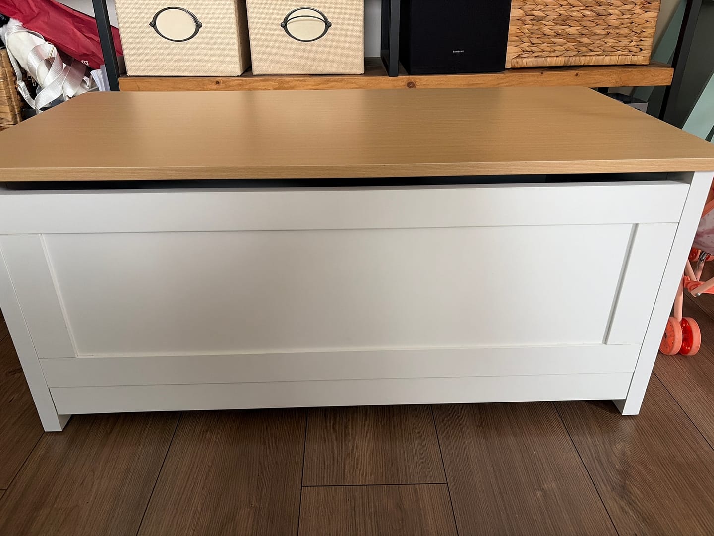 Customer photo review of Baúl Clara Natura/Blanco