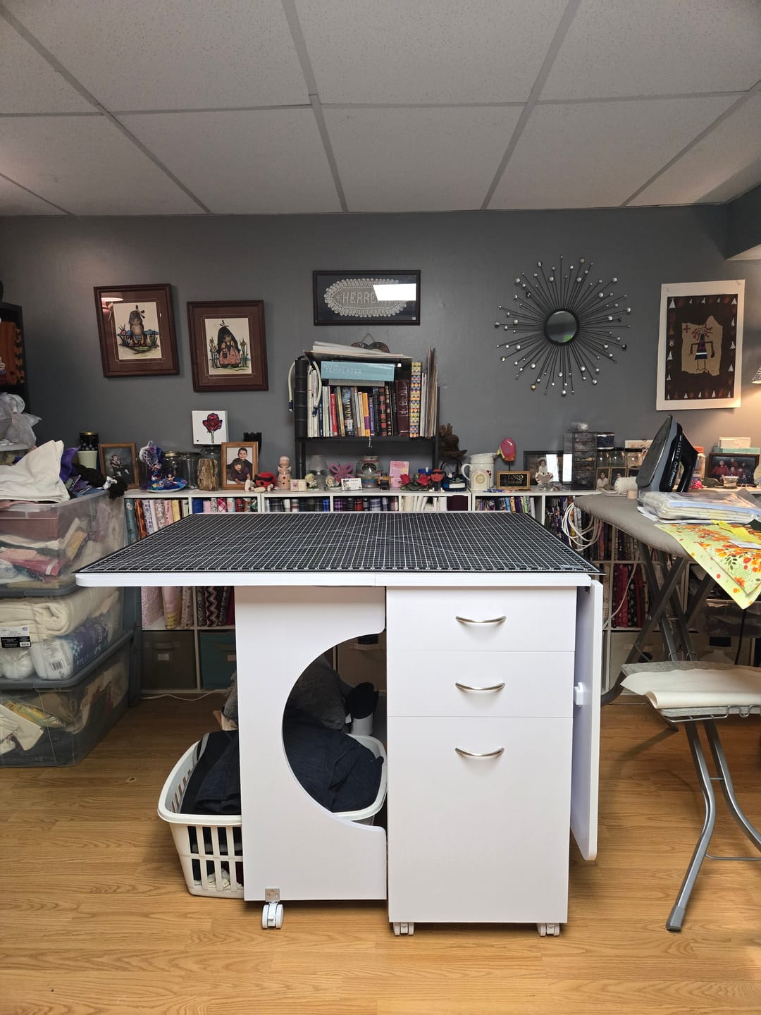 Customer photo review of Koala Cutting Table - English White Ash