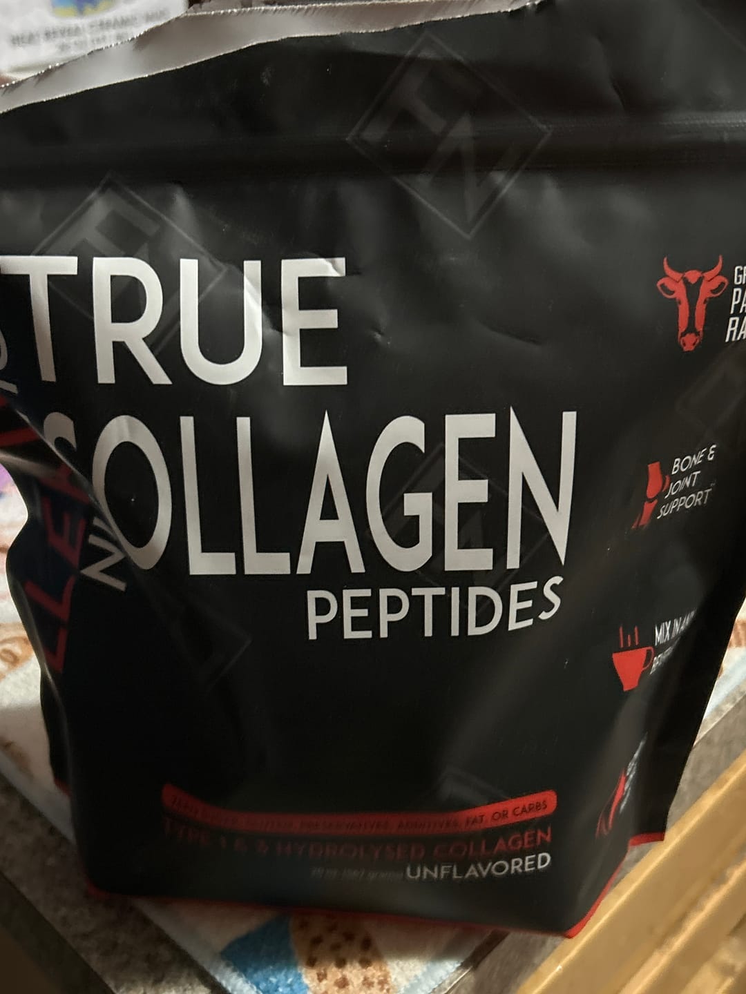 Customer photo review of True Collagen Protein