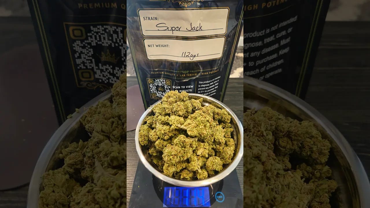 Customer photo review of Super Jack Greenhouse THCA Quarter Pound (1/4 LB)