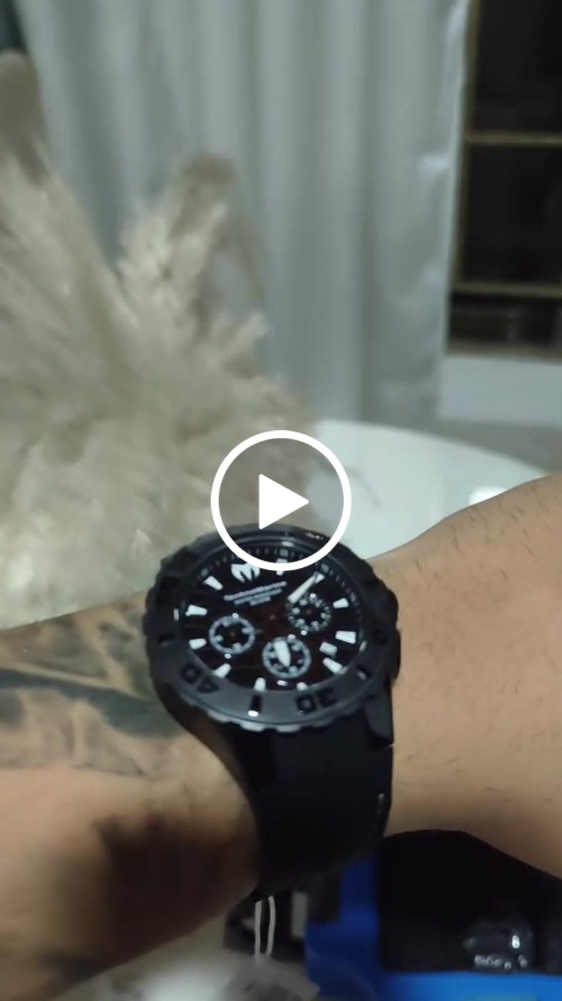 Customer video review of Reloj Deportivo Para Hombre Technomarine Cruise Medusa TM-115081 - Negro