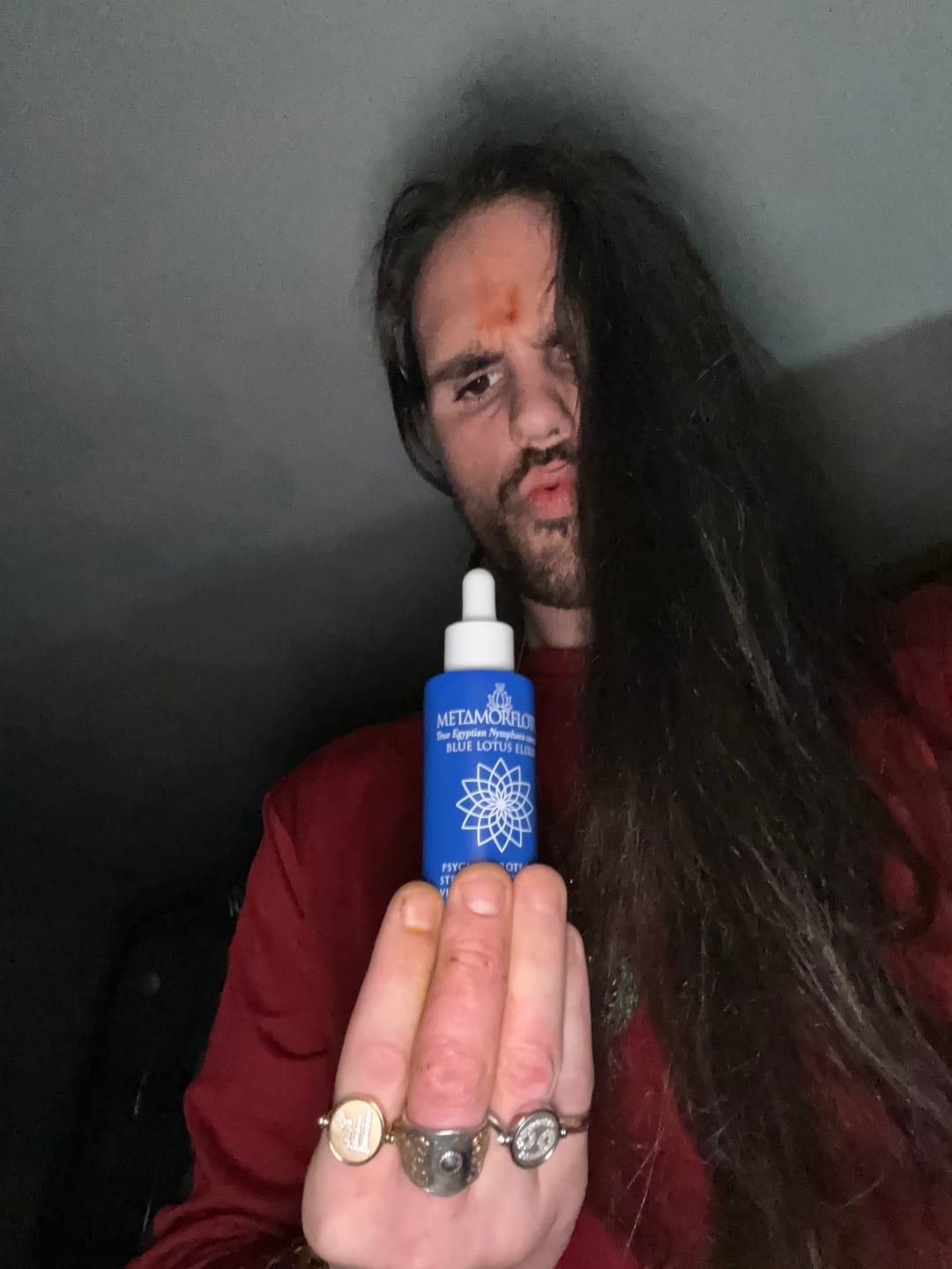 Customer photo review of True Blue Lotus Spagyric Elixir