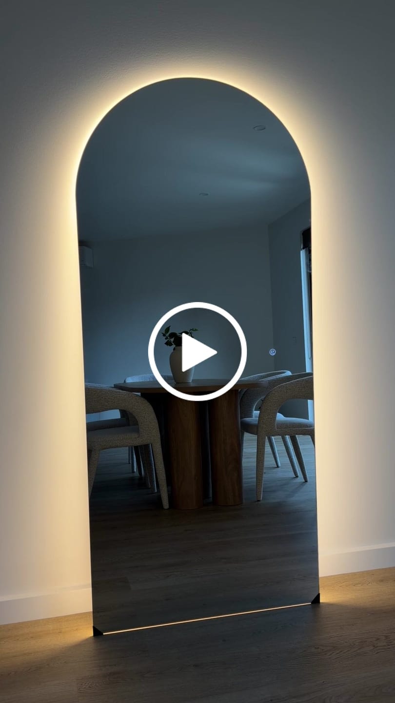 Customer video review of Arch Back-Lit Full Length LED Mirror | 1800 x 800