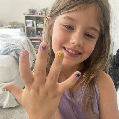 Customer photo review of Marcadores de uñas: diseños de salón sin pulso