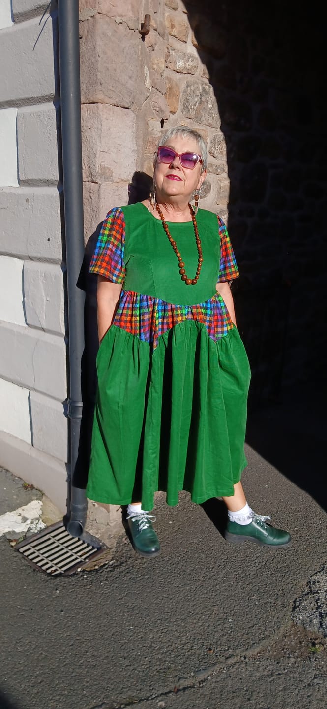 Customer photo review of Plain Needlecord Fabric