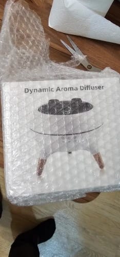 Customer photo review of Jellyfish Essential Oil Diffuser & Air Humidifier