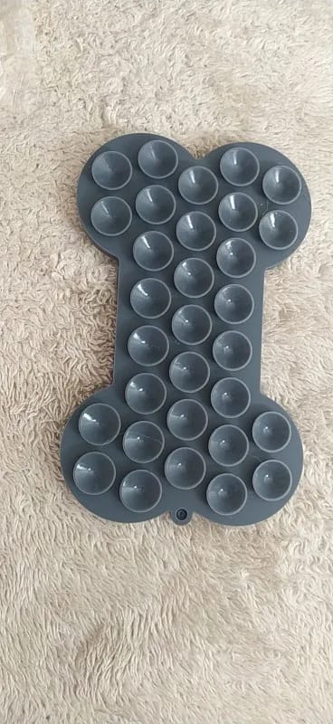 Customer photo review of Anxiety Relief Lick Pad