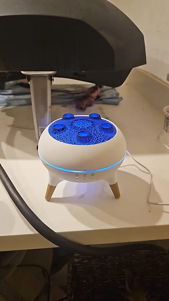 Customer photo review of Jellyfish Essential Oil Diffuser & Air Humidifier