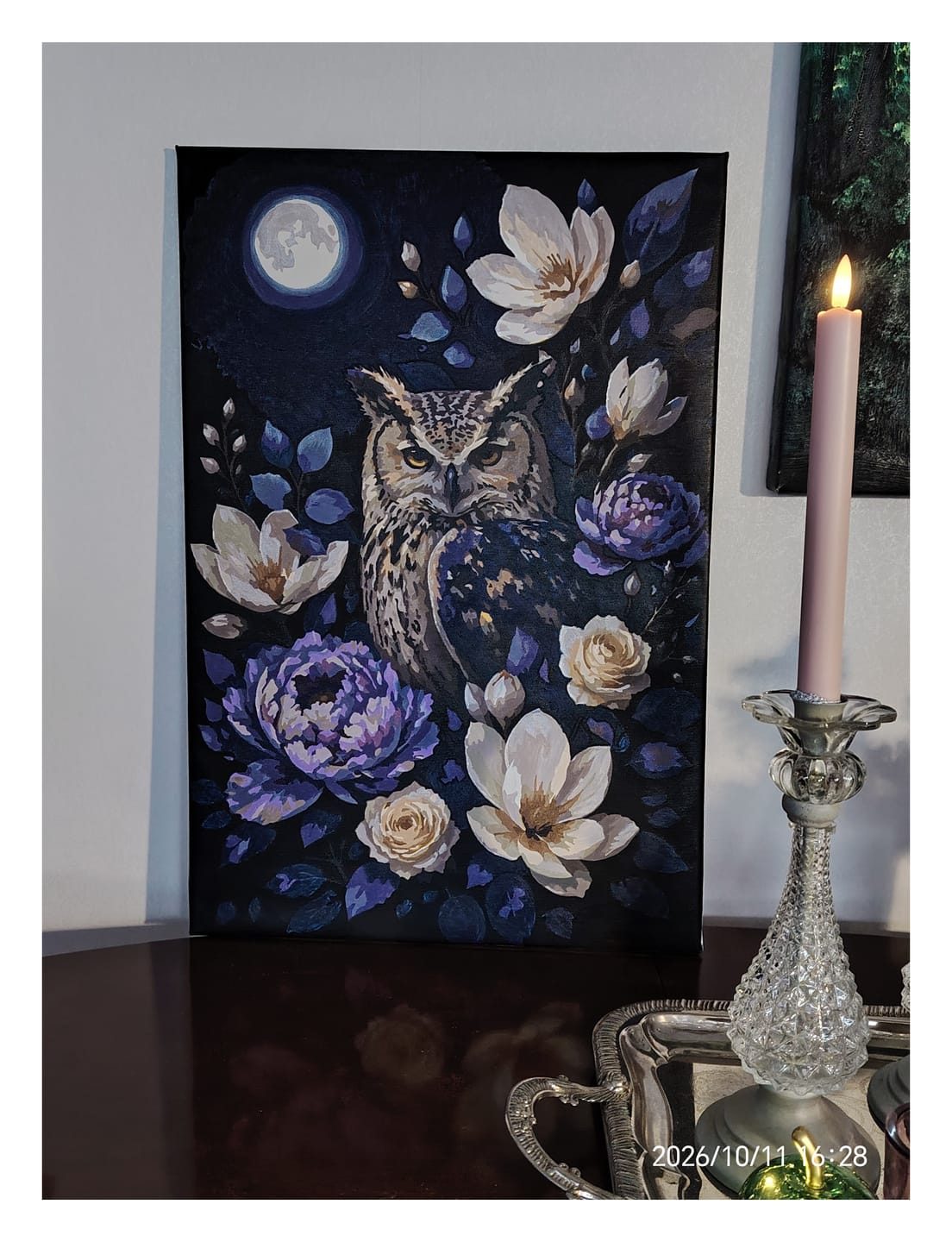 Customer photo review of Puinen kiilakehys numeromaalaukselle