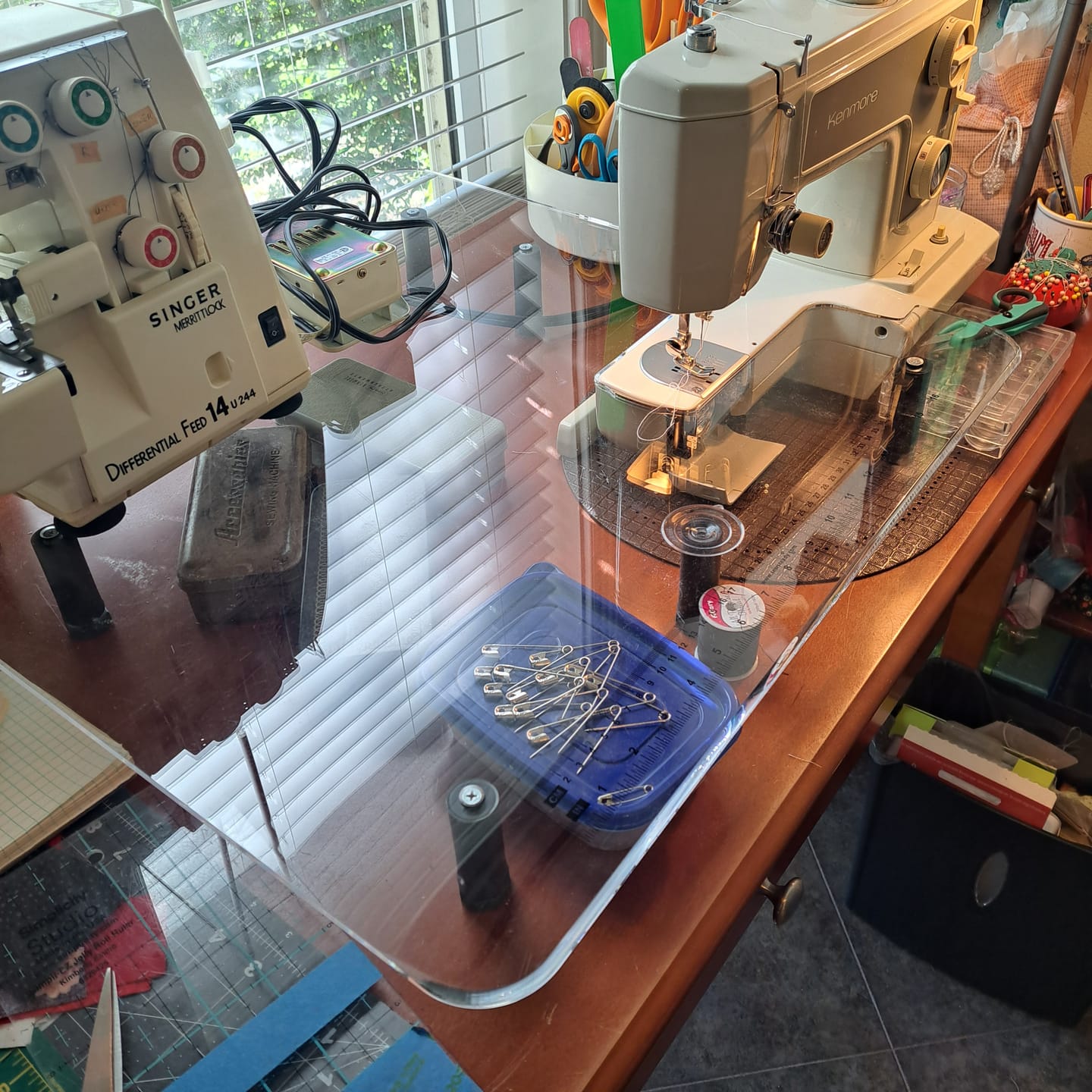 Customer photo review of Sew Steady Sewing Machine Extension Table