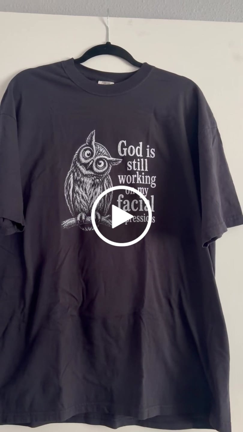 Customer video review of Facial Sanctification T-Shirt