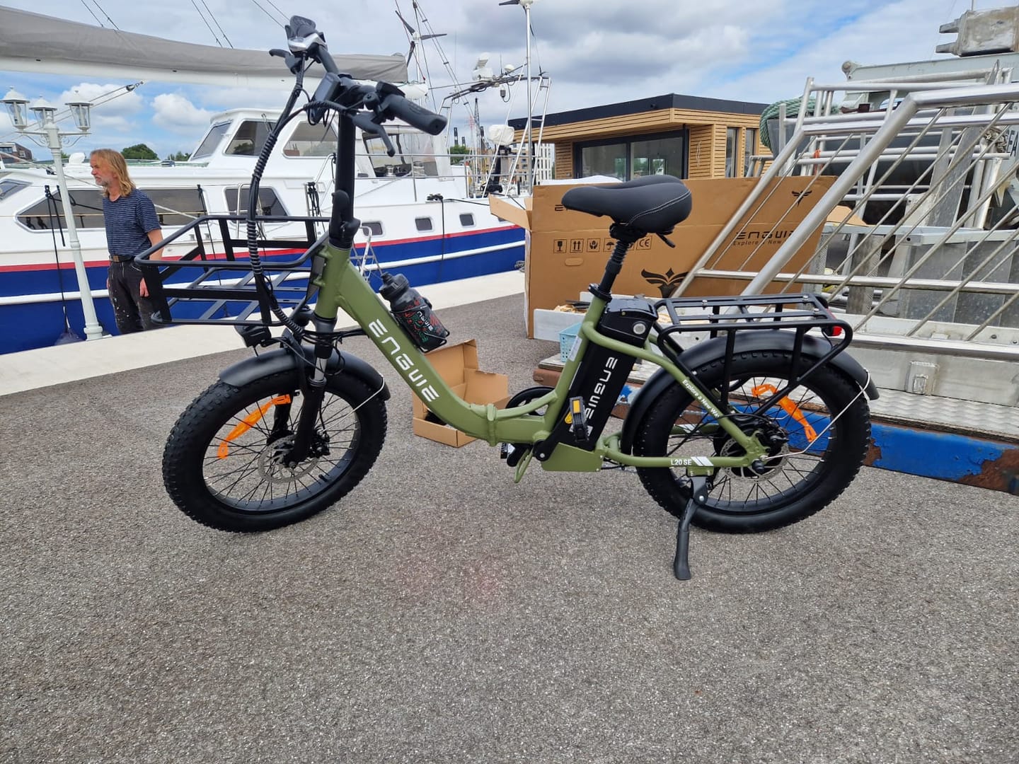 Customer photo review of Vakole VT4 20" Foldable Compact Step-through E-bike (468Wh)
