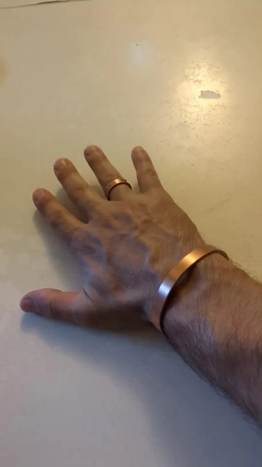 Customer photo review of Vera's Forge Copper Set