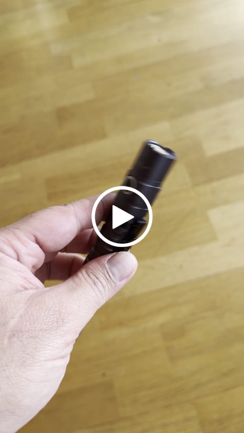 Customer video review of CountyComm Compact AAx2 Extreme T2/CC - Tactical Light Collab : Wuben / Maratac®