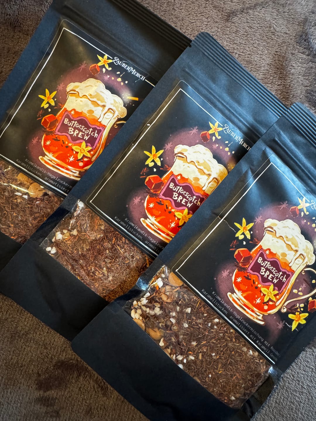 Customer photo review of Butterscotch Brew – Rooibos Tee Butterscotch Karamell