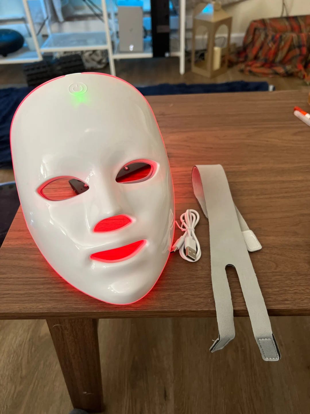 Customer photo review of NYSTOX LED MASK