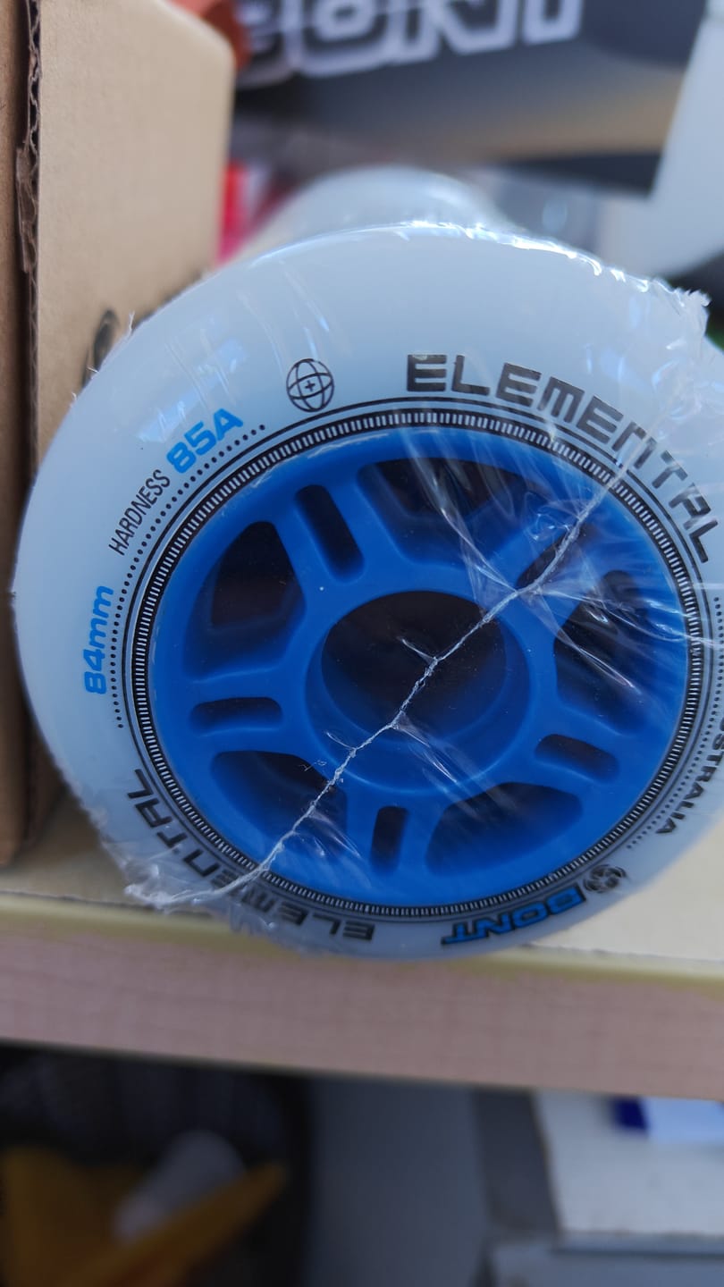 Customer photo review of Elemental Inline Skate Wheel