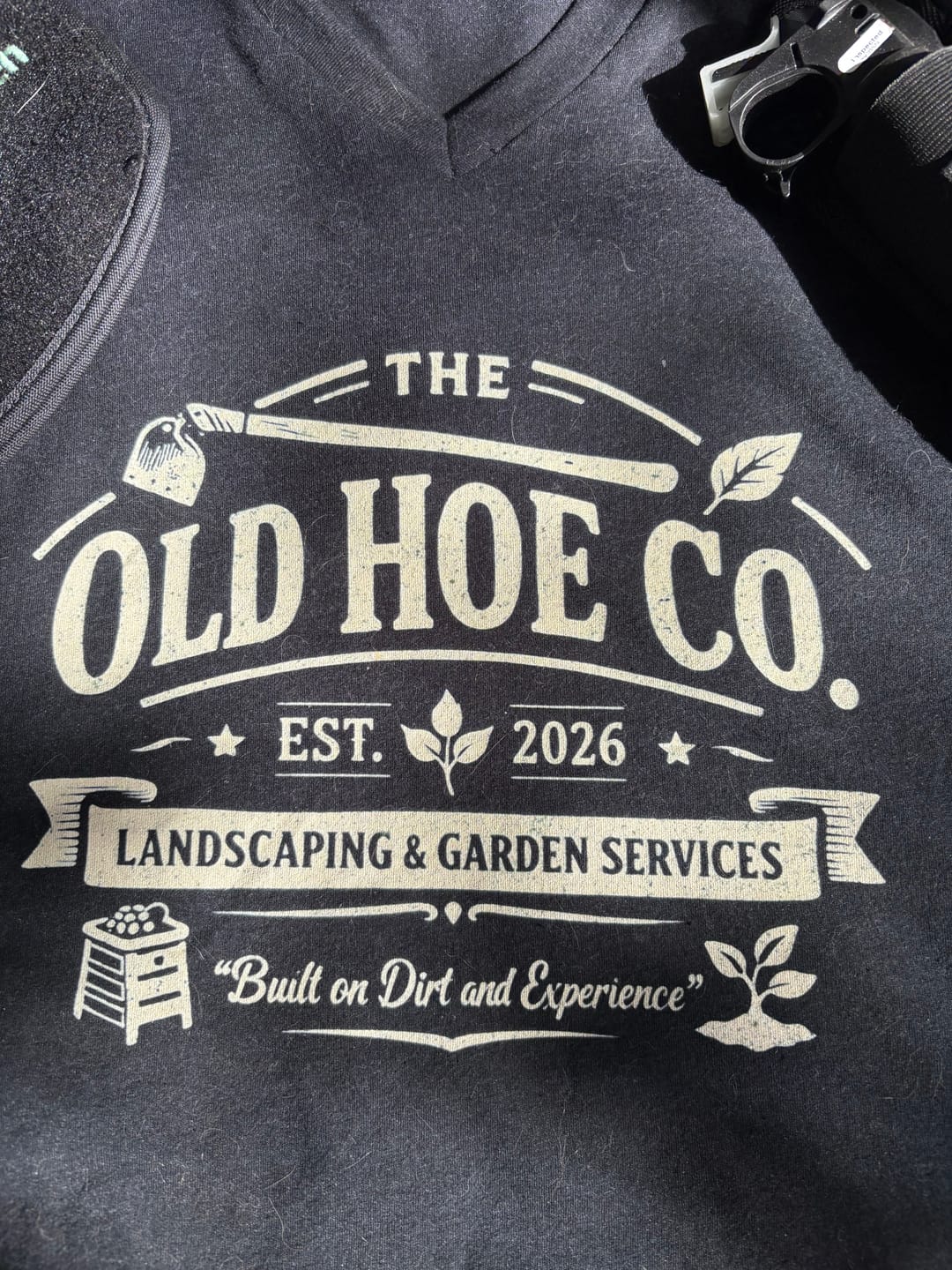 Customer photo review of Old Hoe Co. V-Neck