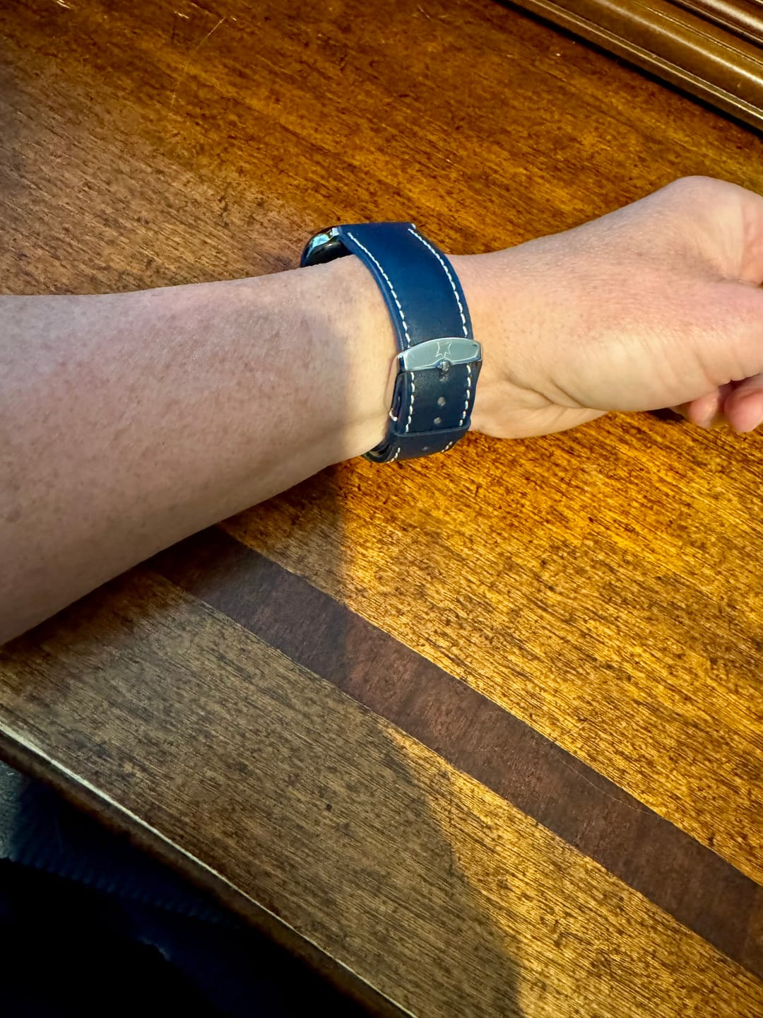 Customer photo review of Le Petit Prince Apple Watch Band - Midnight Blue
