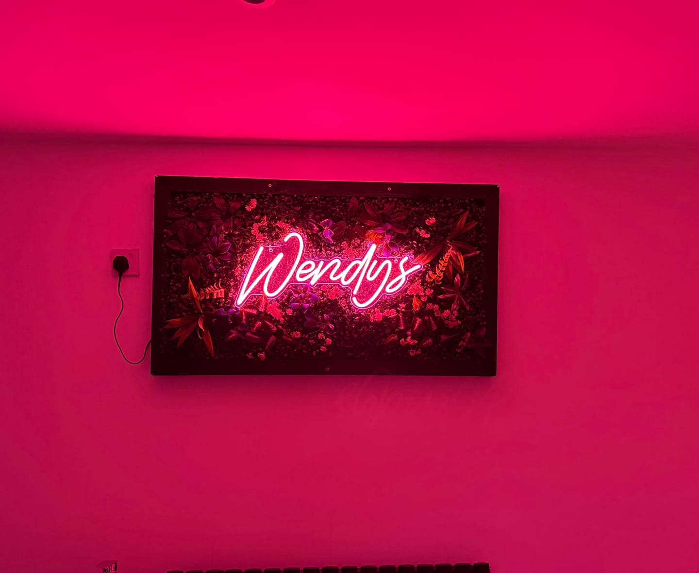 Customer photo review of Custom Neon: Wendys