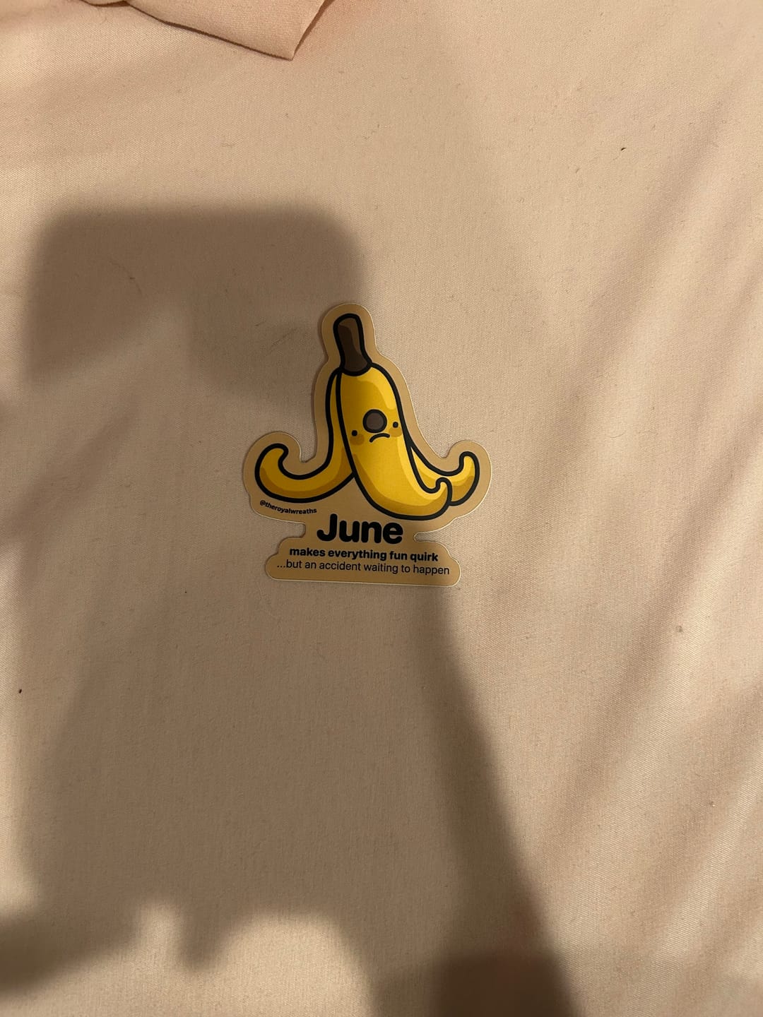 Customer photo review of Free Mystery Forgotten Month Sticker
