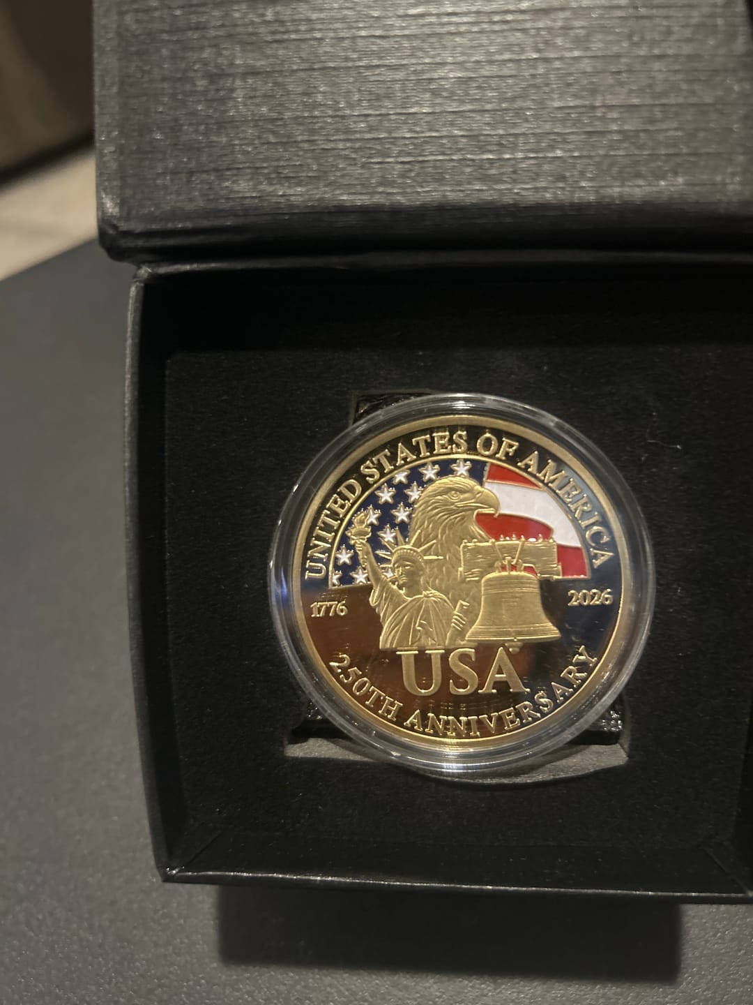 Customer photo review of Limited Edition 250th Gold Coin