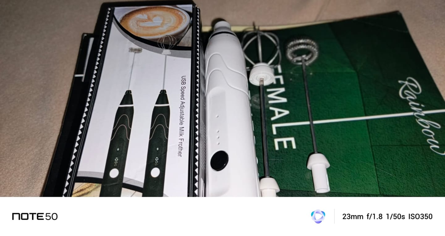 Customer photo review of BaristaPro 2-in-1 Coffee Frother