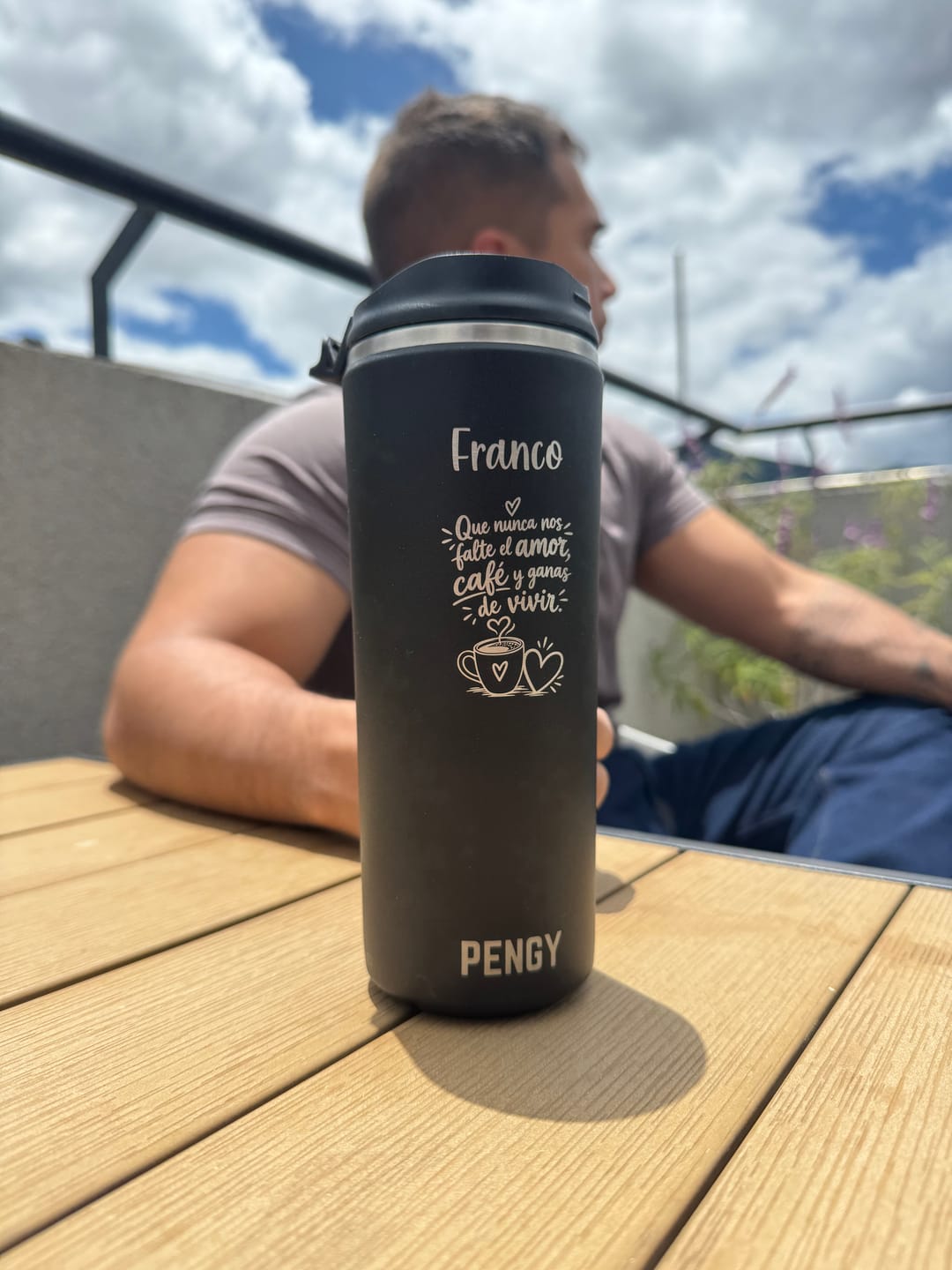 Customer photo review of PENGY Coffee Mug 480 Mls - Termo Para Café