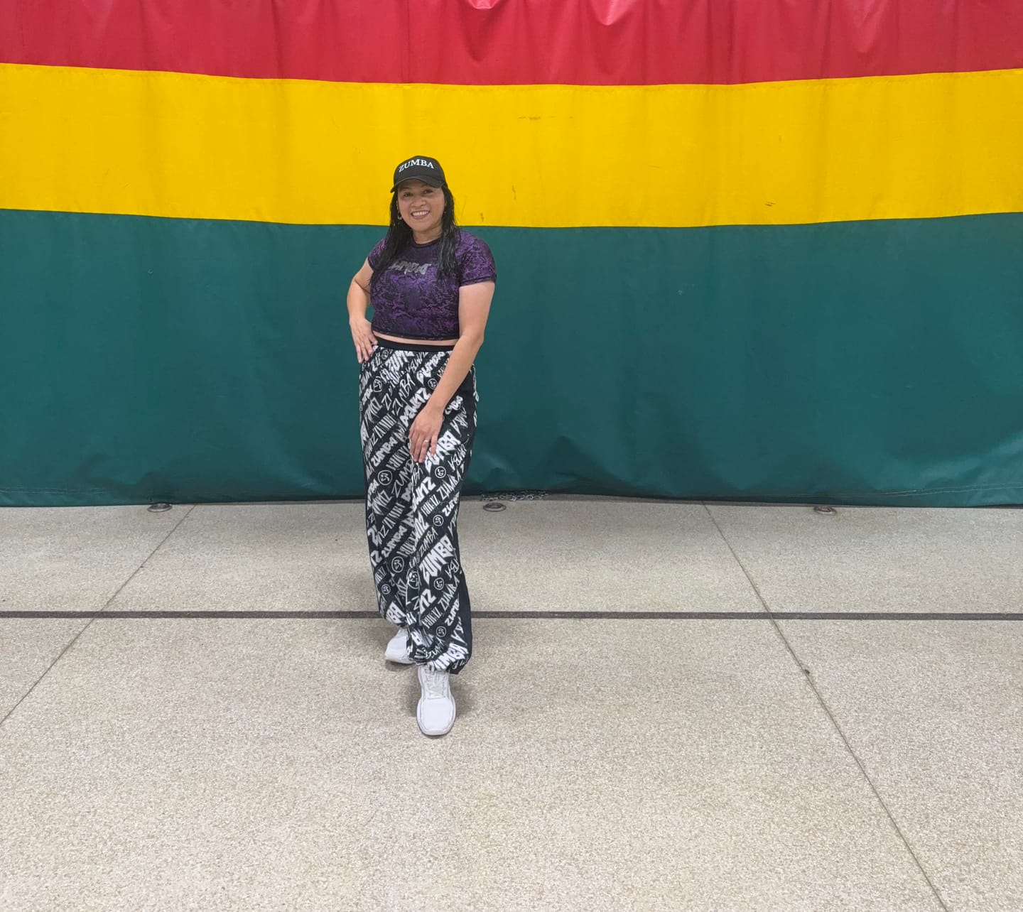 Customer photo review of Rock 'n' Roll Wide Track Pants