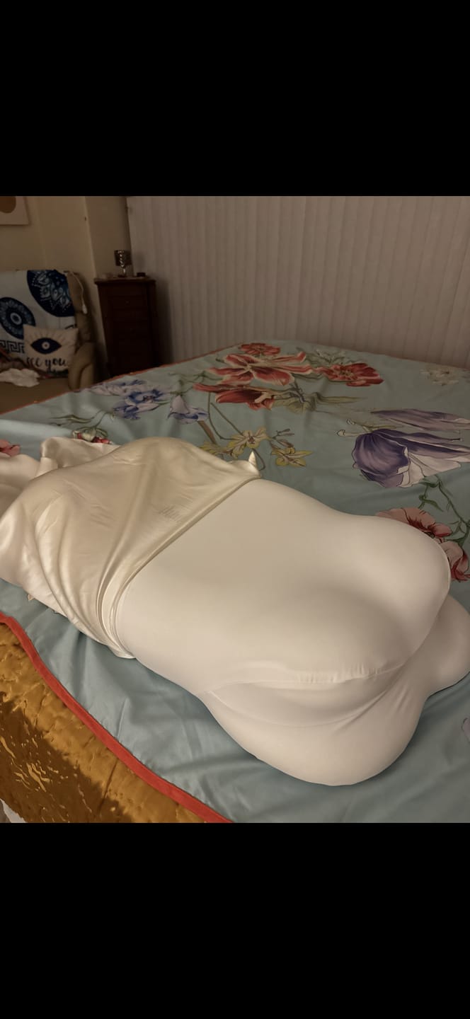 Customer photo review of CloudAlign Pillow