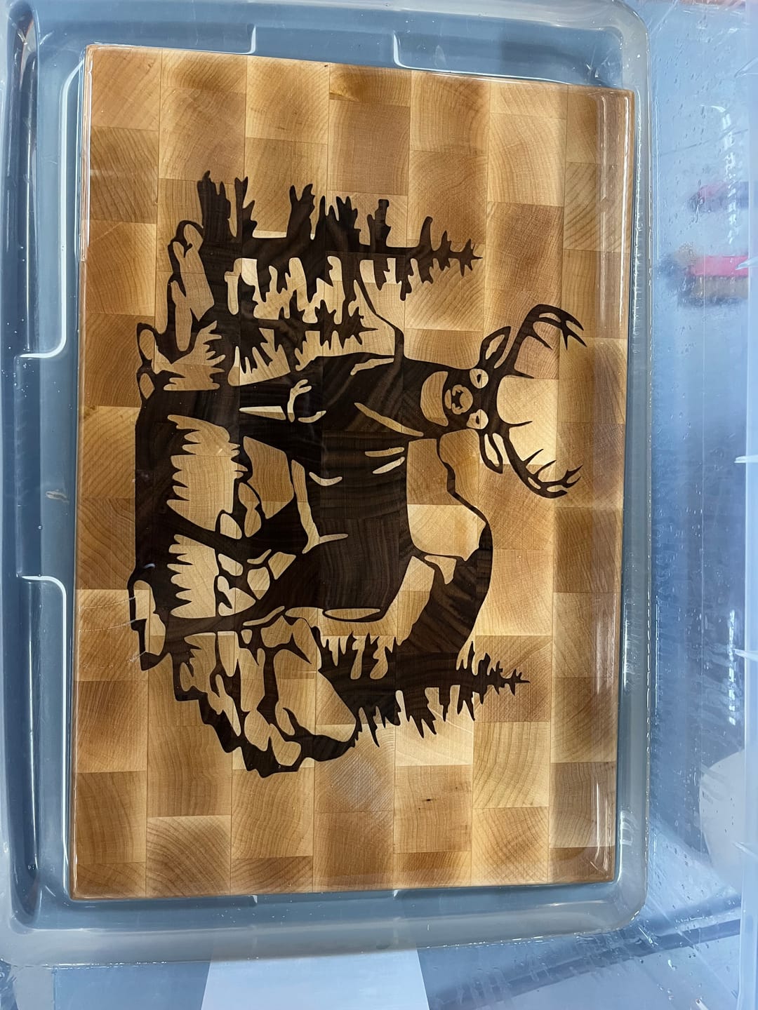 Customer photo review of Deer Inlay Digital File