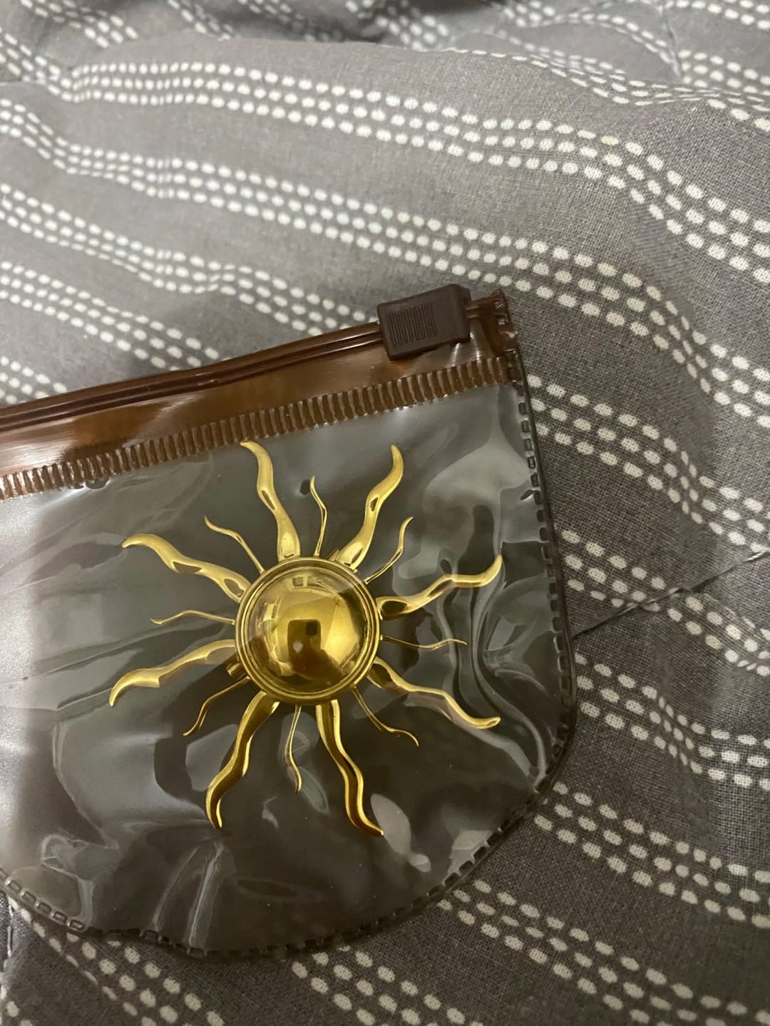 Customer photo review of Sunburst Charm Pin