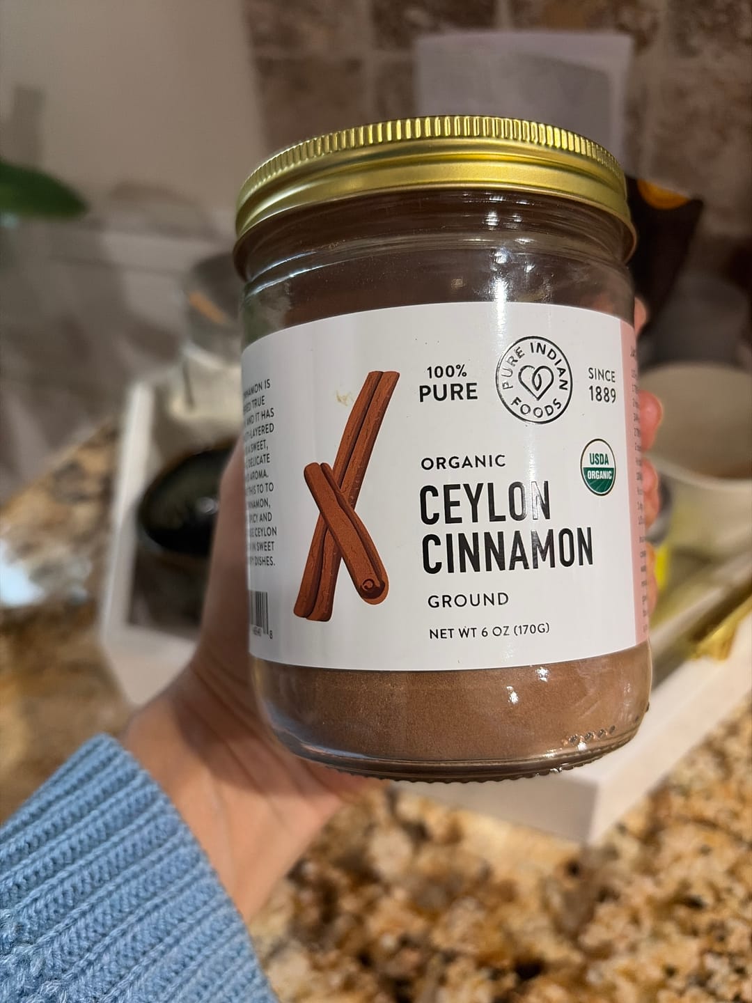 Customer photo review of Cinnamon (Ceylon True), Certified Organic