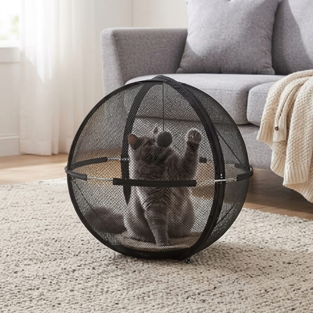 Customer photo review of RovePod™ - Refugio 360° con Ruedas para Mascotas