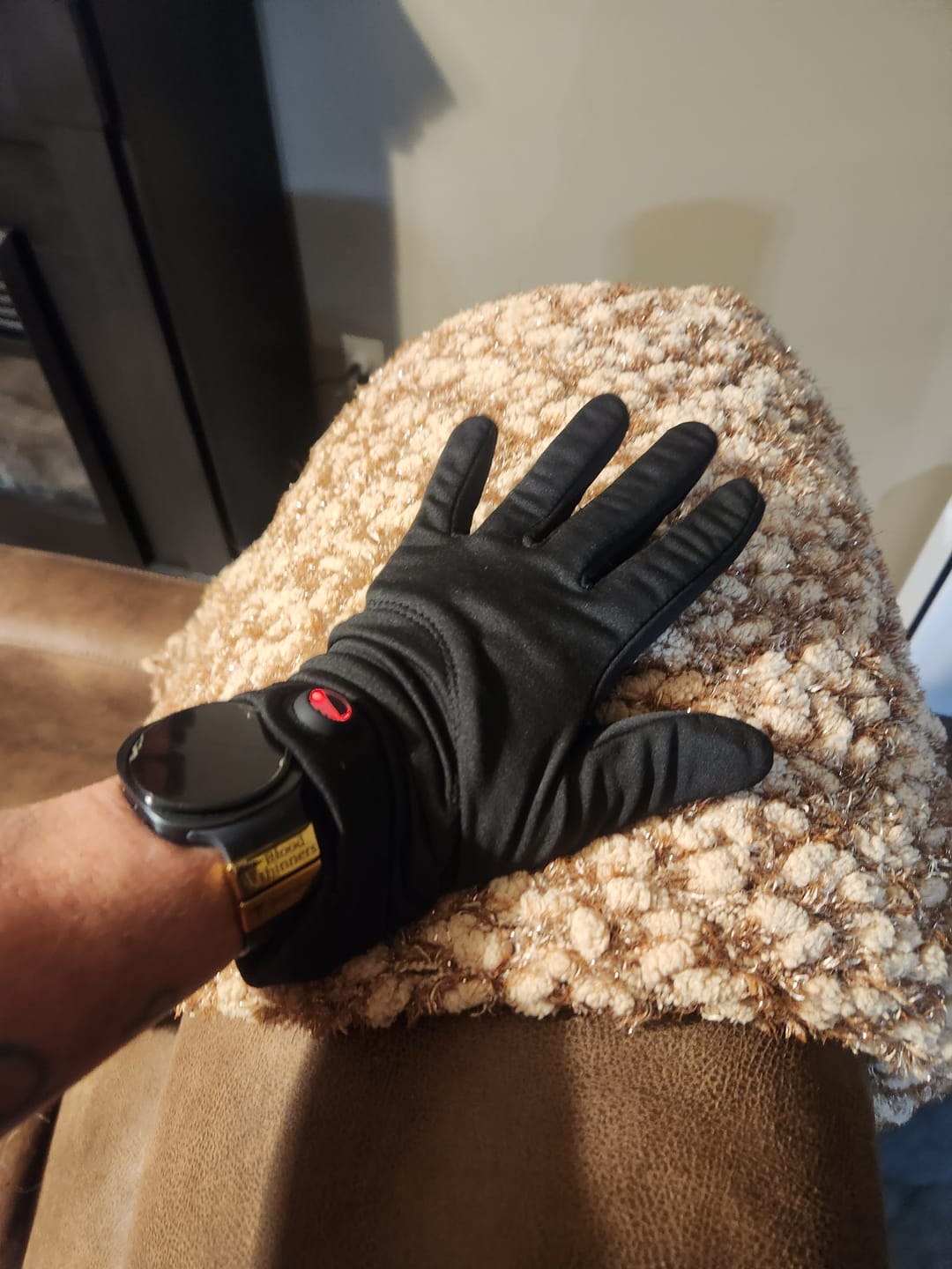 Customer photo review of Toasty Touch® Ultra Thin Heated Gloves