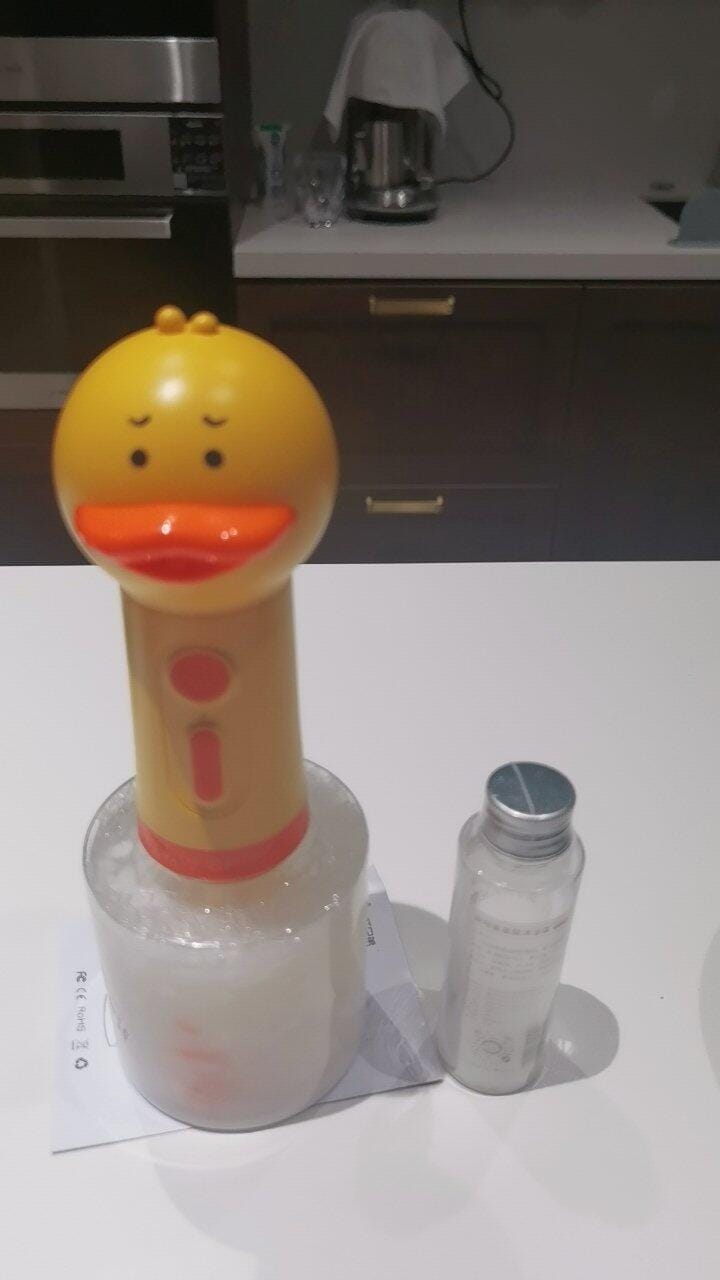 Customer photo review of Ducky Dog Foam Machine