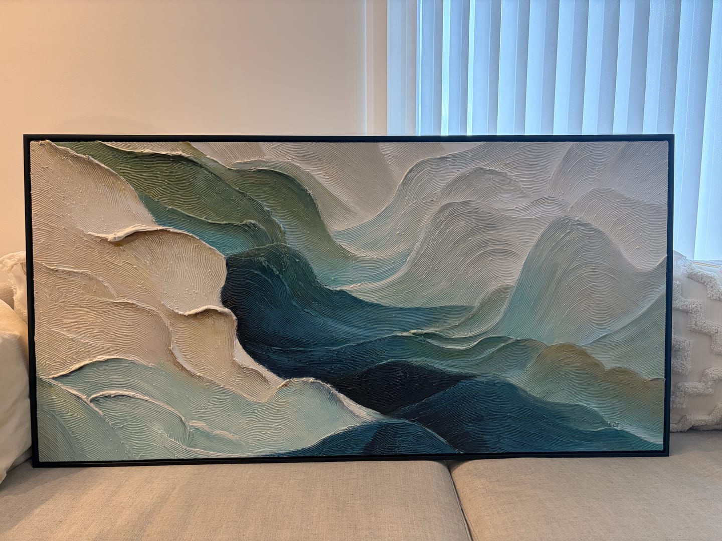Customer photo review of Plaster Art Texure Painting #SG529