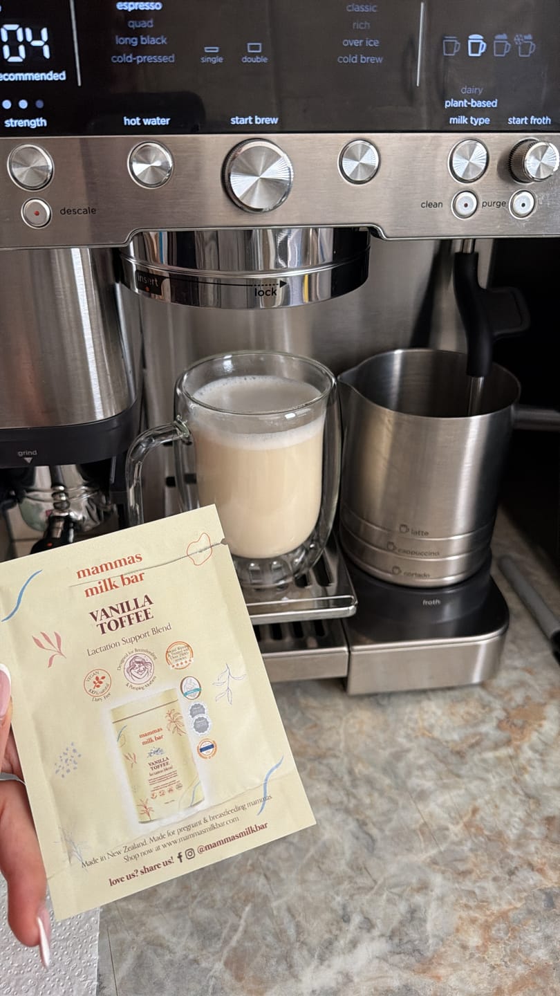 Customer photo review of Vanilla Toffee Lactation Blend