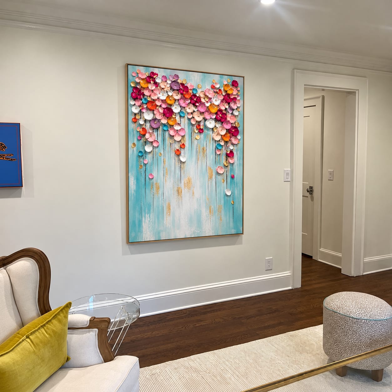 Customer photo review of Bloom Cascade Wall Art