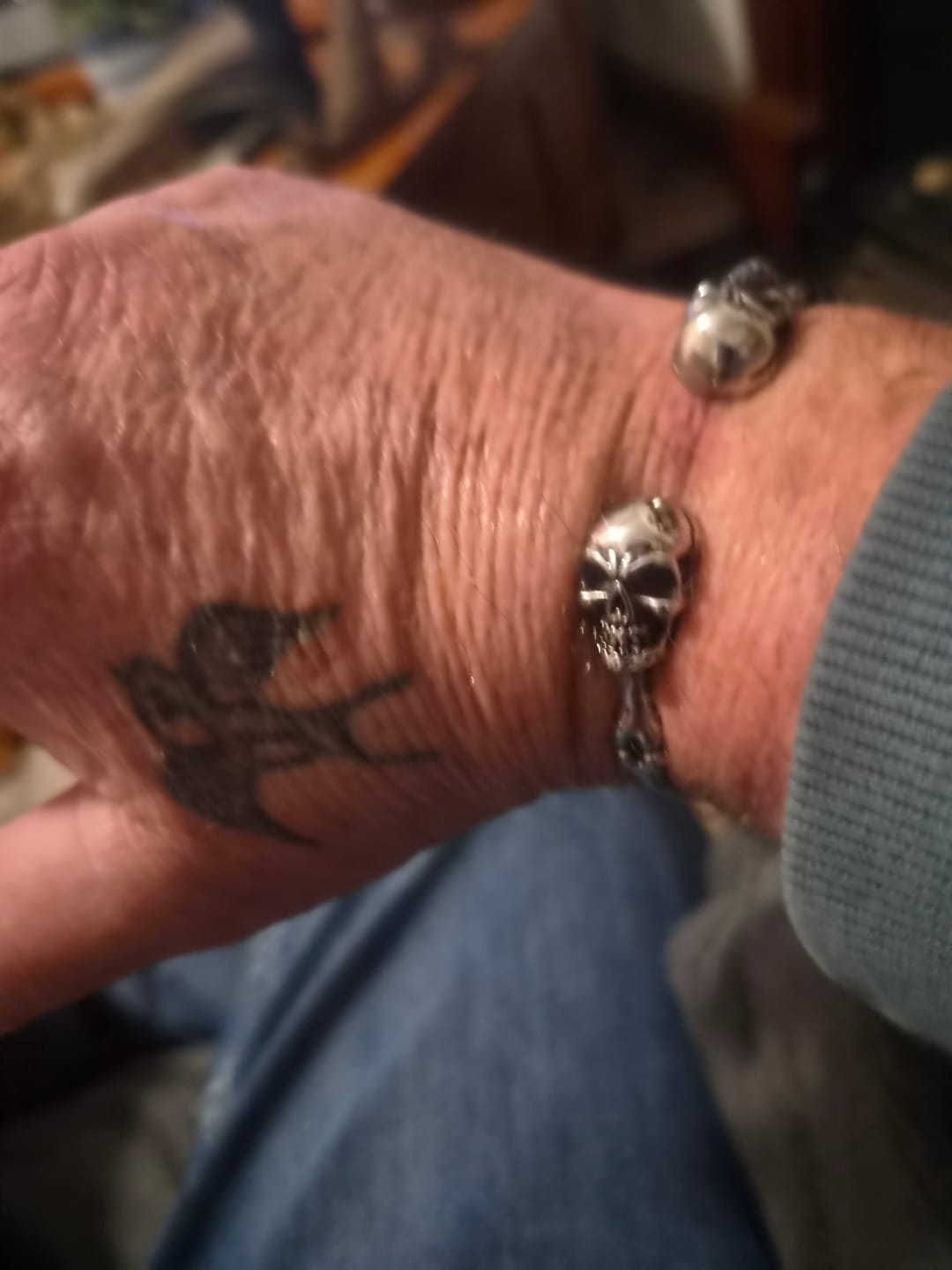 Customer photo review of SKULLED.