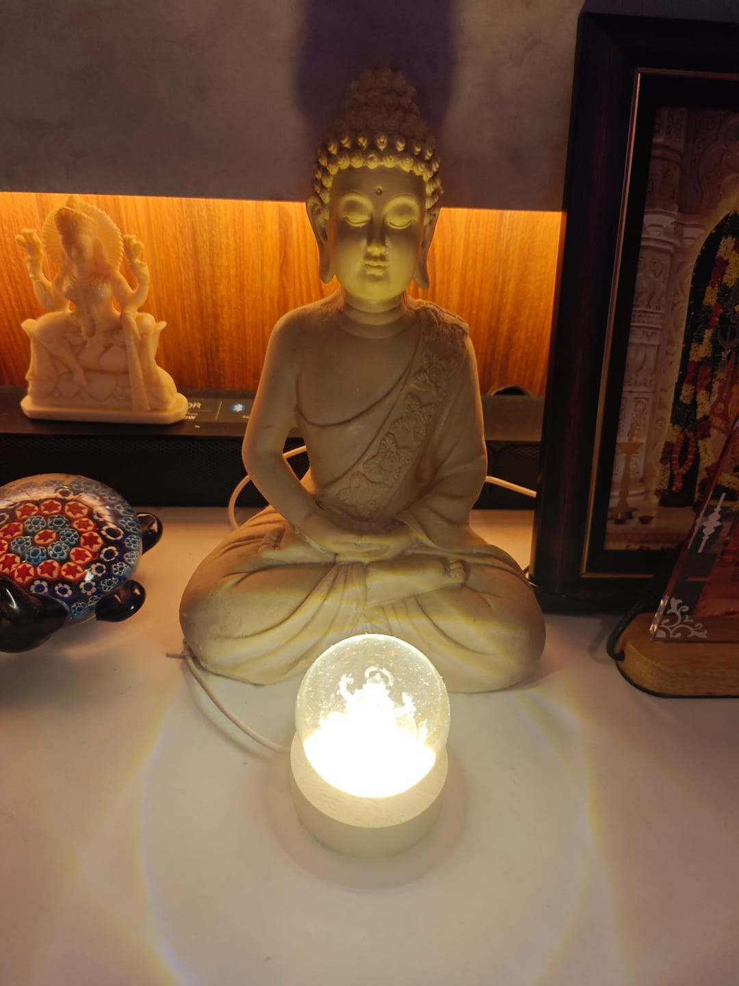 Customer photo review of Divine Crystal Lamps
