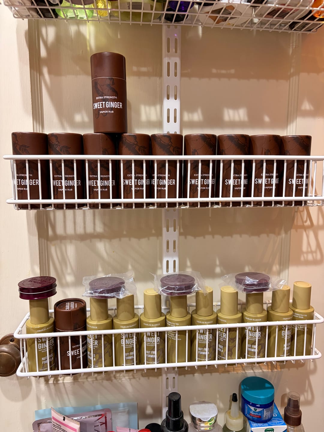 Customer photo review of Extra Strength Sweet Ginger Vapor Rub Stick