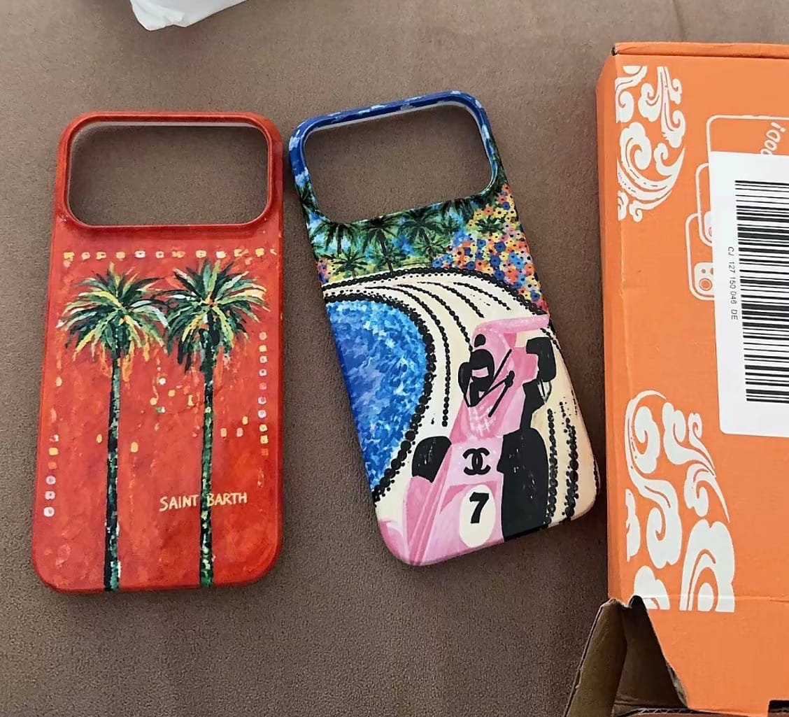 Customer photo review of Cool Girl Phone Case Hot Pink
