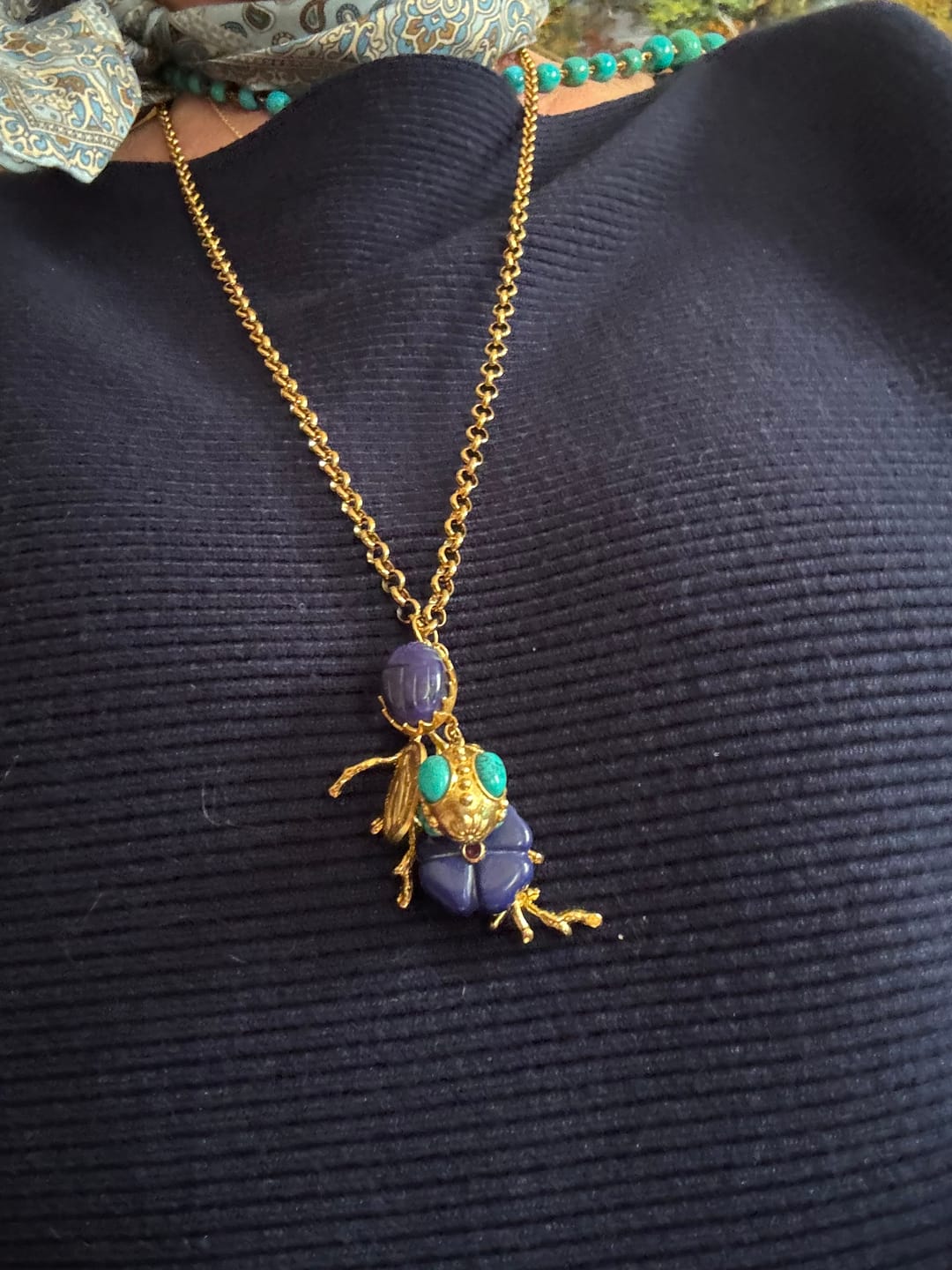 Customer photo review of Sautoir Florentin – l’éclat des talismans