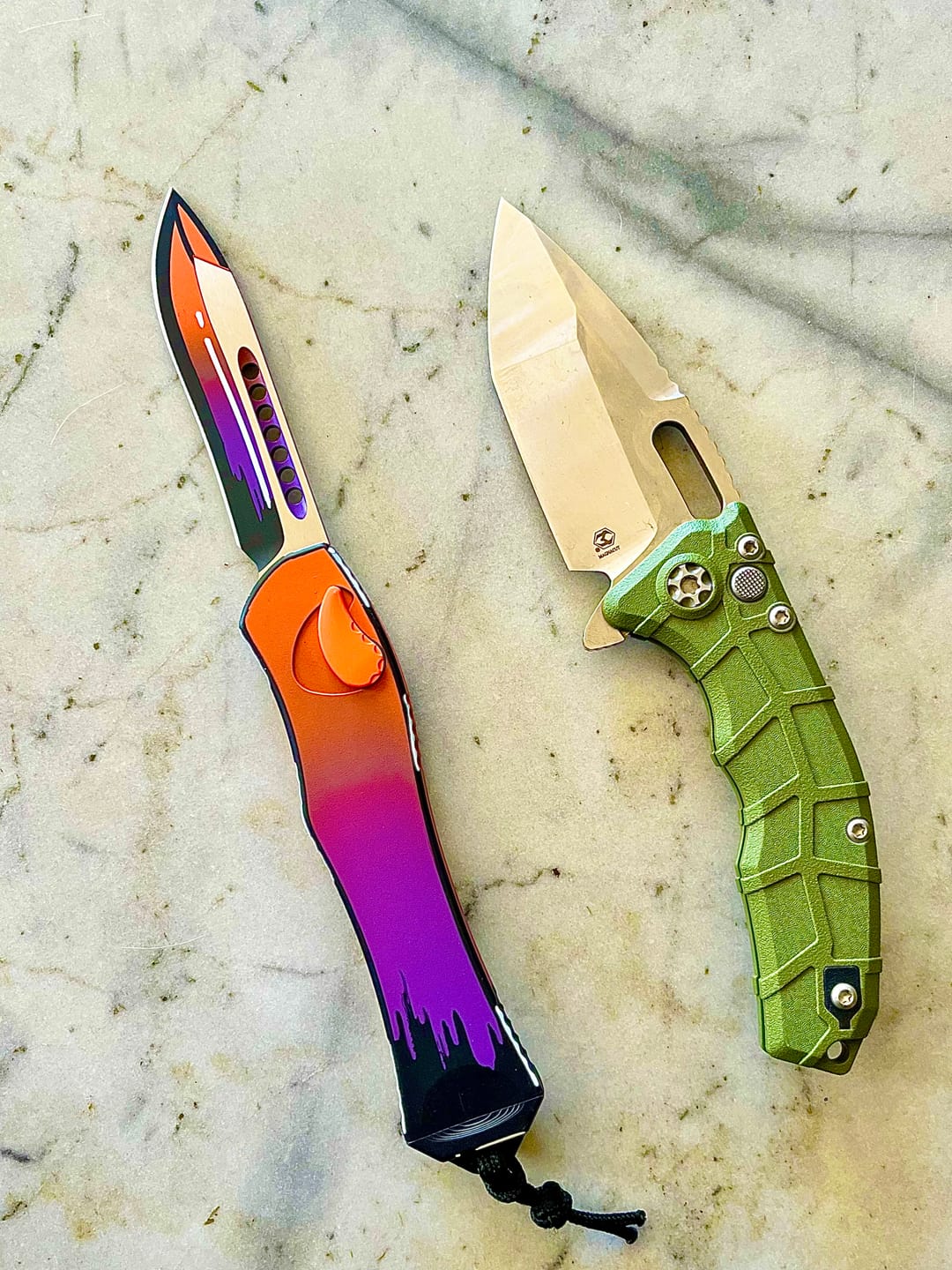 Customer photo review of Lone Star Bundle: Heretic Hydra, Grail and User - Horror Night Cel Shade OTF plus Martyr Manual - Made in USA