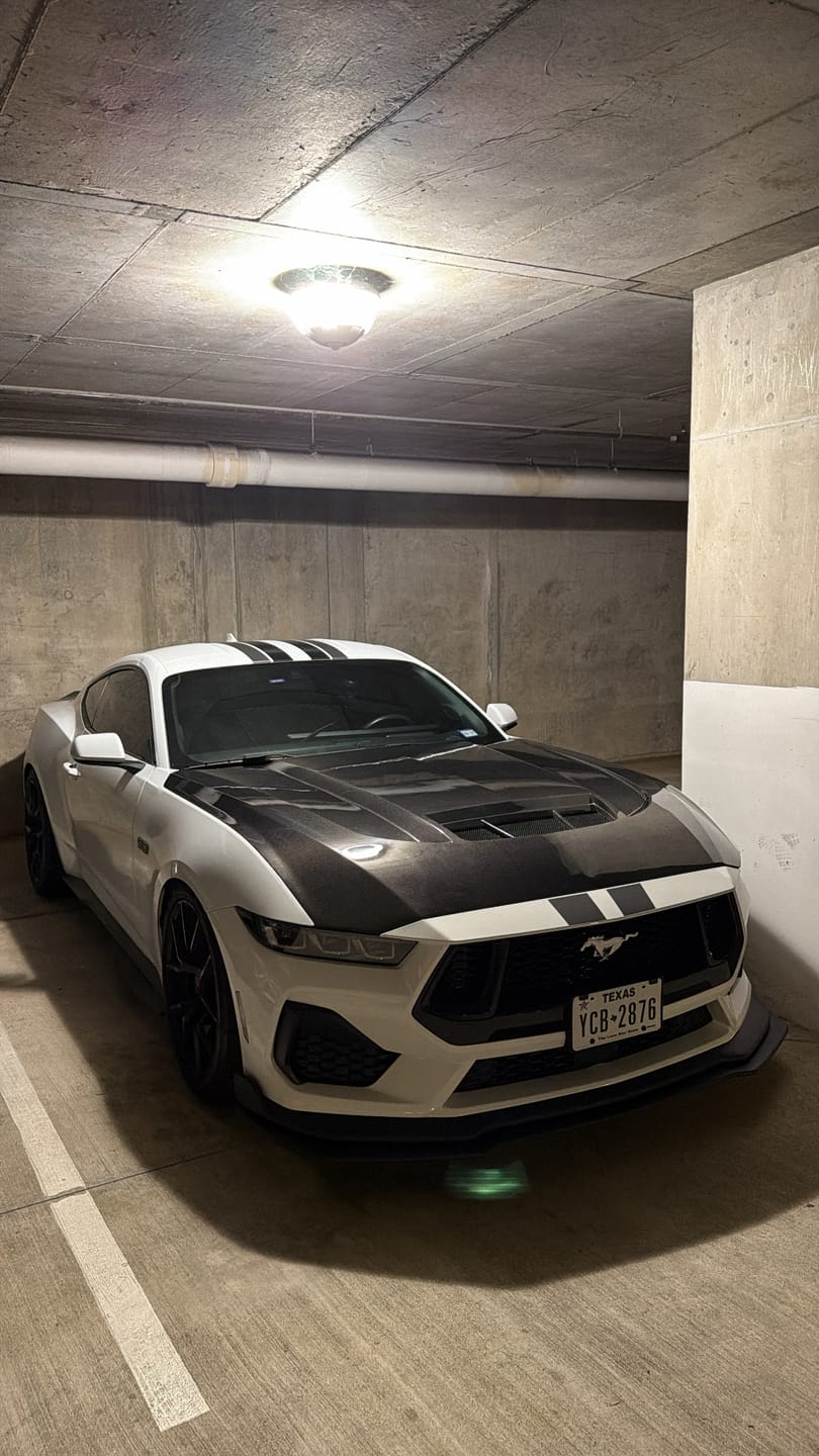Customer photo review of 2024-2026 Mustang S650 Type-LM Carbon Fiber Double Sided Hood