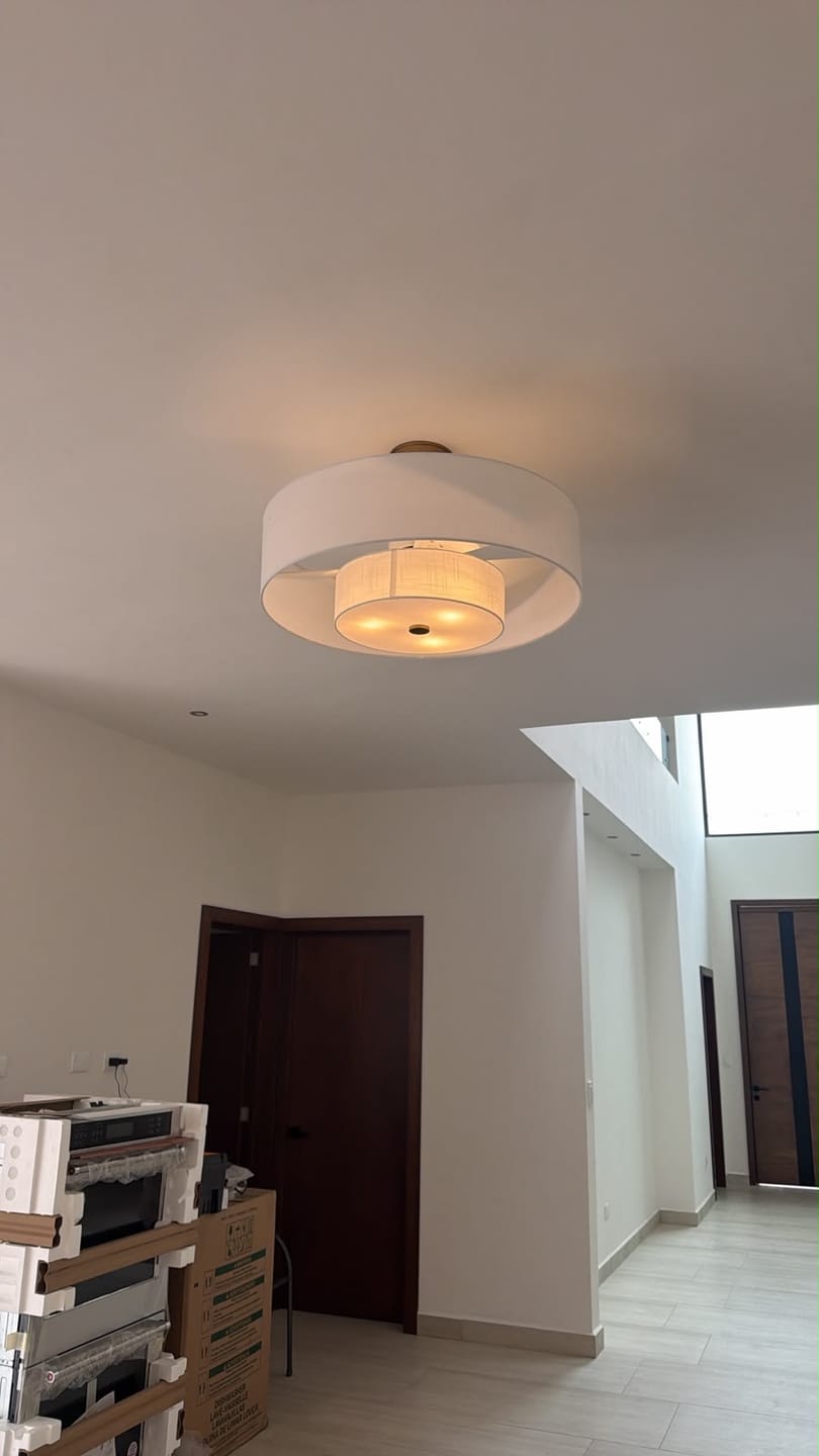 Customer photo review of Lámpara-Ventilador Brookside FANDELIER 30 pulgadas