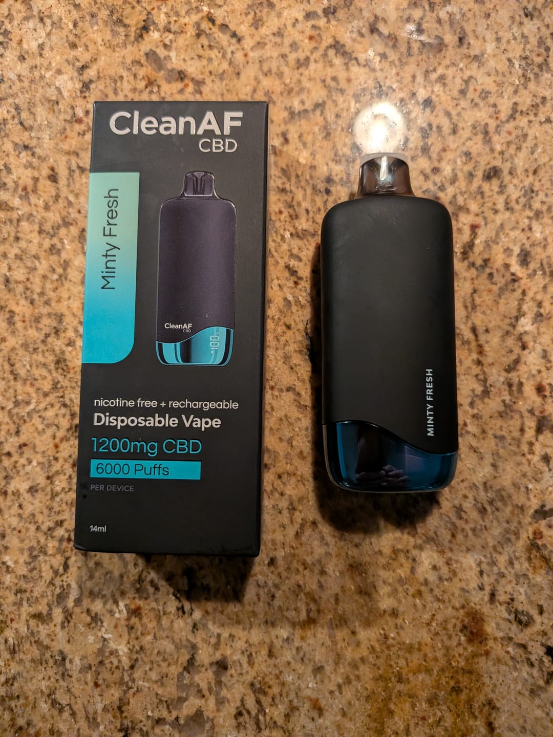 Customer photo review of Minty Fresh CBD Vape