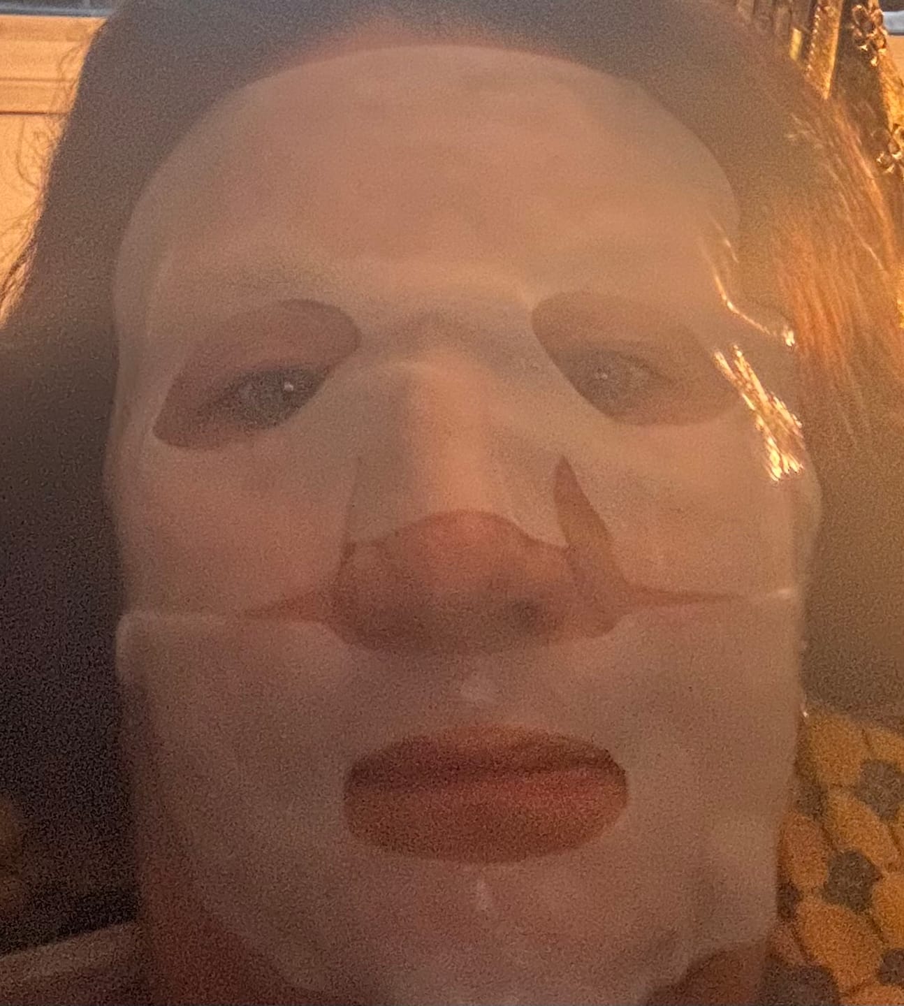 Customer photo review of Glassskinmask® - 3er Pack - Hydrogel Gesichtsmaske für strahlende Haut